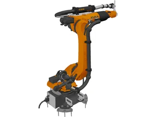 KUKA Quantec KR-120 R2700-2 3D Model preview