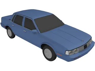 Oldsmobile Cutlass Ciera (1986) 3D Model preview