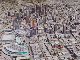 Los Angeles Downtown, California, USA (2019) 3D Model preview