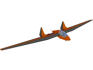 Fauvel AV-361 3D Model preview