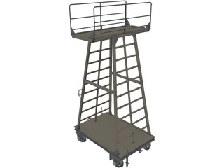 Tower Car 3D Model preview