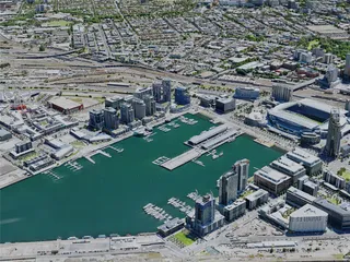 Melbourne City, Australia (2019) 3D Model preview