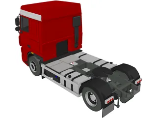 DAF XF 3D Model preview