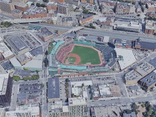 Boston City, MA, USA (2019) 3D Model preview