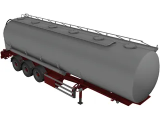 LAG Bulktrailer 3D Model preview