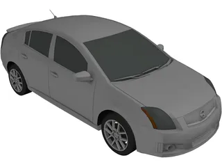 Nissan Sentra (2008) 3D Model preview