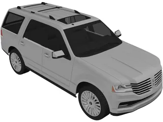 Lincoln Navigator (2015) 3D Model preview