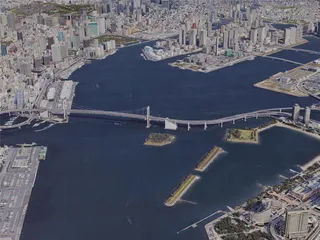 Tokyo City, Japan (2019) 3D Model preview