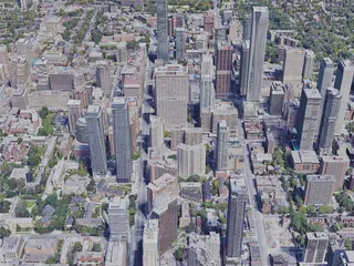Toronto City, ON, Canada (2019) 3D Model preview