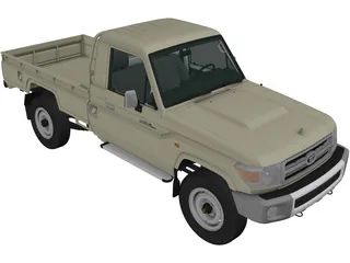 Toyota Land Cruiser [J71] 3D Model preview