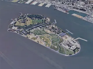 New York City, Brooklyn, USA (2019) 3D Model preview