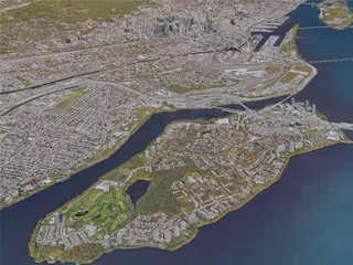 Montreal City, QC, Canada (2019) 3D Model preview