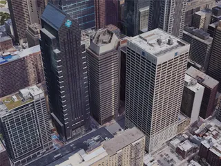Philadelphia City, PA, USA (2019) 3D Model preview