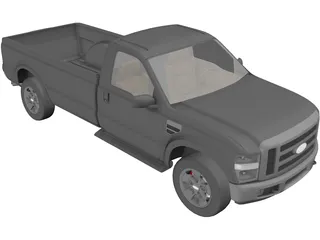 Ford F-150 Pickup 3D Model preview