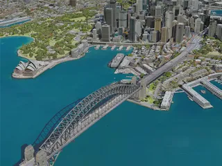 Sydney City, Australia (2019) 3D Model preview