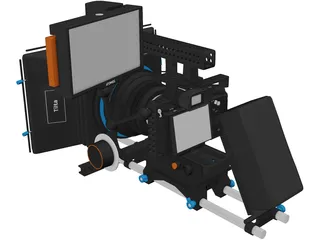 Sony Alpha A7S Mark II 3D Model preview