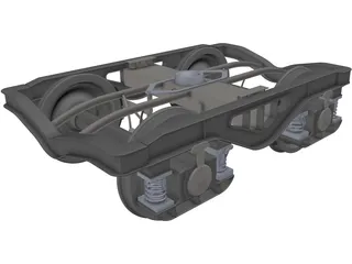 Y-25 Bogie 3D Model preview