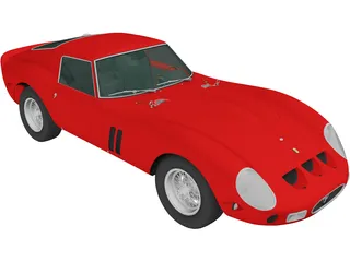 Ferrari 250 GTO (1962) 3D Model preview