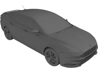 Ford Fusion Titanium (2018) 3D Model preview