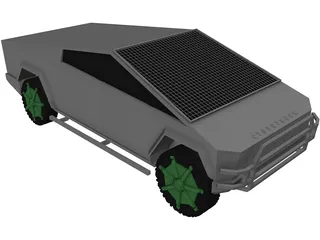 Tesla Cybertruck 3D Model preview