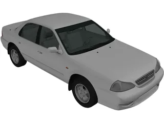 Kia Clarus (1998) 3D Model preview