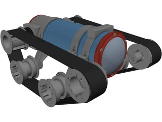 Marine Vision Medusa Crawler 3D Model preview