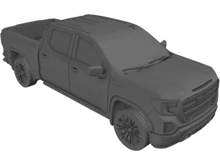 GMC Sierra 1500 (2019) 3D Model preview