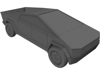 Tesla Cybertruck 3D Model preview