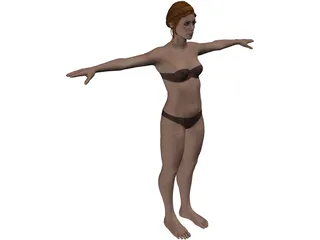 Woman 3D Model preview