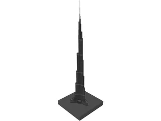 Burj Khalifa 3D Model preview