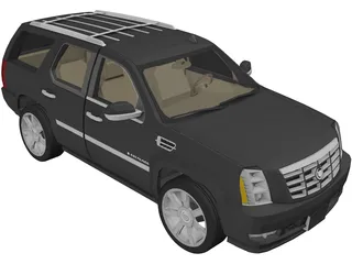 Cadillac Escalade (2008) 3D Model preview