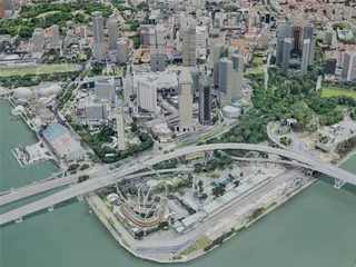 Singapore City (2019) 3D Model preview