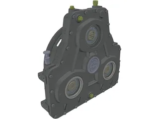 Stiebel A4373 Gearbox 3D Model preview