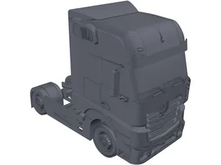 Mercedes-Benz Actros 3D Model preview