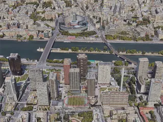 Paris City, France [53M] (2019) 3D Model preview