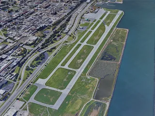 Cleveland City, OH, USA (2019) 3D Model preview