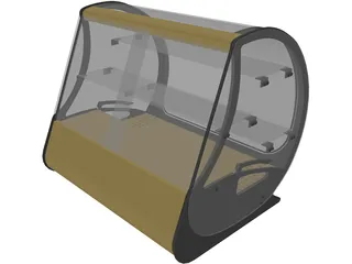 Showcase Refregirator 3D Model preview