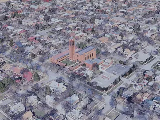 Lincoln City, NE, USA (2019) 3D Model preview