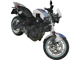 BMW F800R 3D Model preview