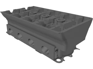 Honda B16 Vtec Engine Head 3D Model preview