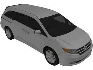 Honda Odyssey (2011) 3D Model preview