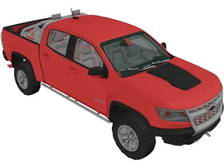 Chevrolet Colorado ZR2 (2017) 3D Model preview