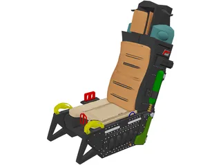 Ejection Seat 3D Model preview