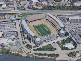 Pittsburgh City, PA, USA (2019) 3D Model preview