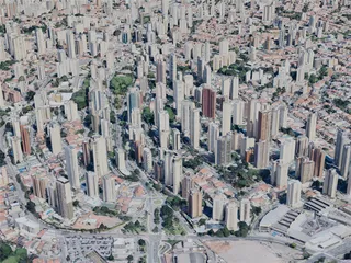 Sao Paulo City, Brazil (2019) 3D Model preview