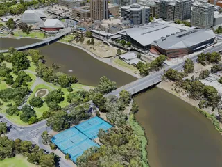 Adelaide City, Australia (2019) 3D Model preview