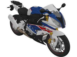 BMW S 1000 RR (2018) 3D Model preview