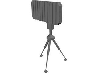 Ground Radar 3D Model preview