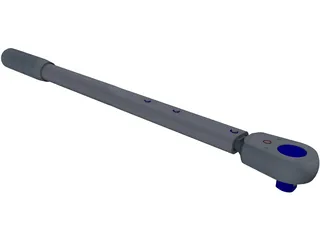 Torque Wrench 3D Model preview