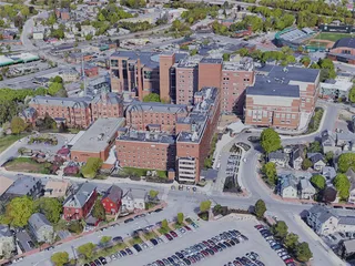 Portland City, ME, USA (2019) 3D Model preview